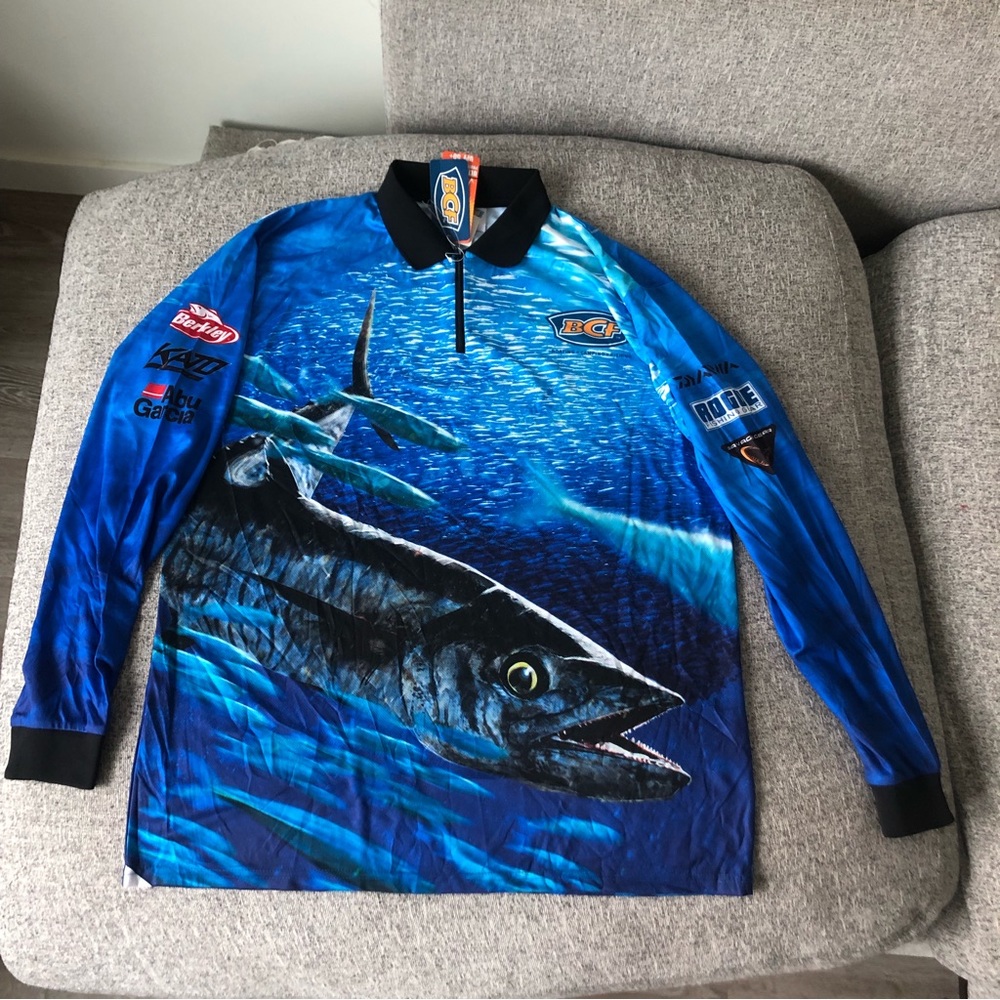 Boating Camping Fishing polo long sleeve shirt